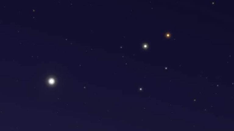 القمر الأحدب يقترن بكوكب المريخ في سماء السعودية